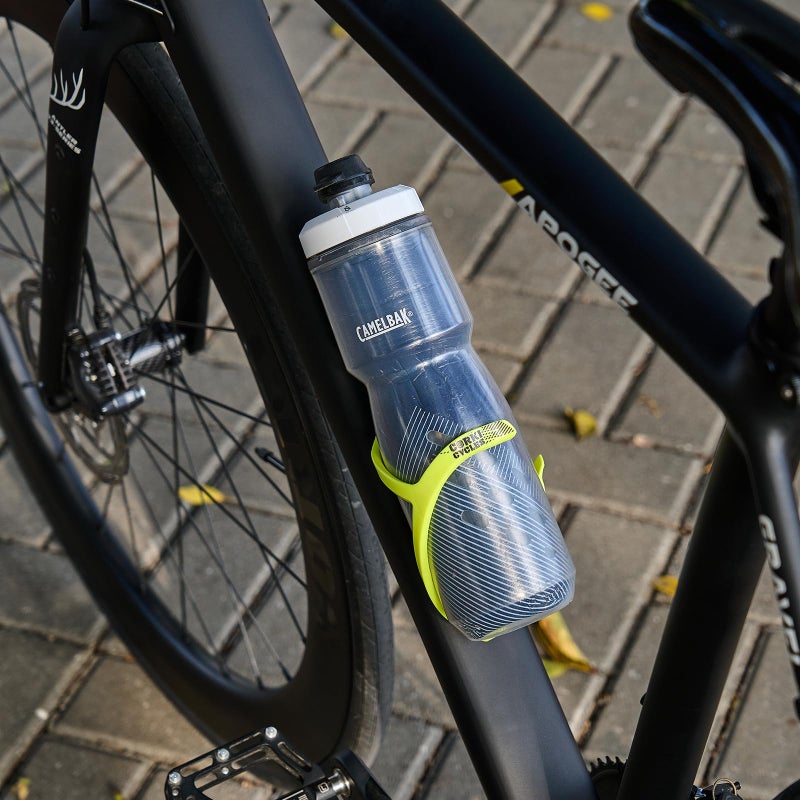 Corki Cycles Bike Water Bottle Holder Right Side Load Water Bottle Cage for Road, MTB, Gravel Bicycles Yellow 2 Pack - Image 3